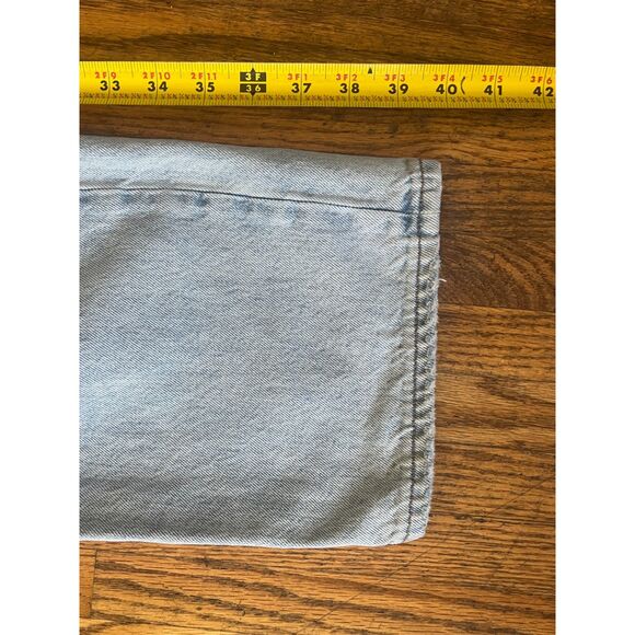 DENIM FORUM Blue 90s The Marlo High Rose Baggy Jeans  Women's Size 28 - Picture 10 of 11